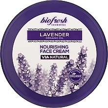 Pflegende Gesichtscreme - BioFresh Via Natural Lavender Organic Oil Nourishing Face Cream  — Bild N1