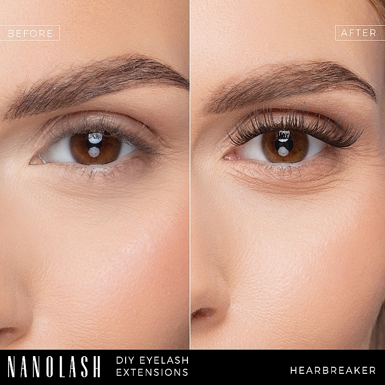 Künstliche Wimpern - Nanolash Diy Eyelash Extensions Heartbreaker — Bild N7