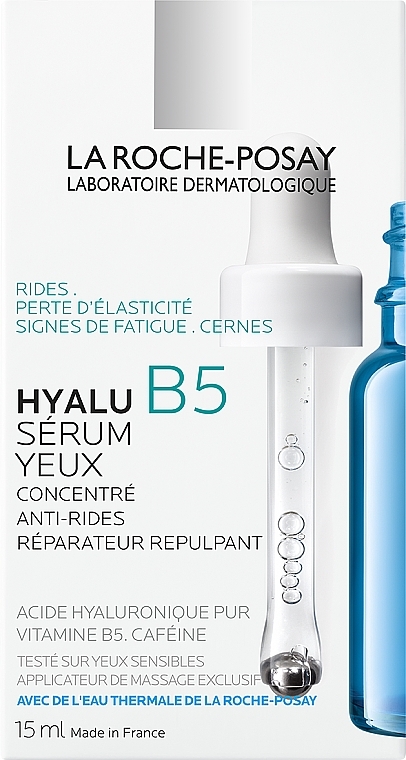 Dermatologisches Serum für empfindliche Haut um die Augen - La Roche-Posay Hyalu B5 Eye Serum — Bild N2