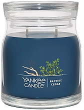 Düfte, Parfümerie und Kosmetik Duftkerze im Glas Zeder mit 2 Dochten - Yankee Candle Bayside Cedar