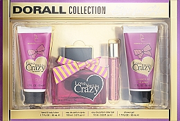 Dorall Collection Love You Like Crazy - Duftset (Eau de Parfum 100ml + Eau de Parfum 10ml + Lotion 50ml + Duschgel 50ml)  — Bild N1