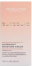 Feuchtigkeitsspendende Nachtcreme für das Gesicht mit Glykolsäure - Revolution Skincare Glycolic Overnight Moisture Cream — Bild N2