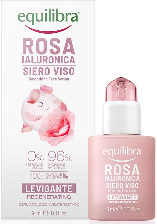 Glättendes Gesichtsserum - Equilibra Rose Smoothing Face Serum — Bild N2