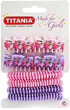 Düfte, Parfümerie und Kosmetik Haarschmuck-Set - Titania Made For Girls (Haargimmis + Haarspangen)