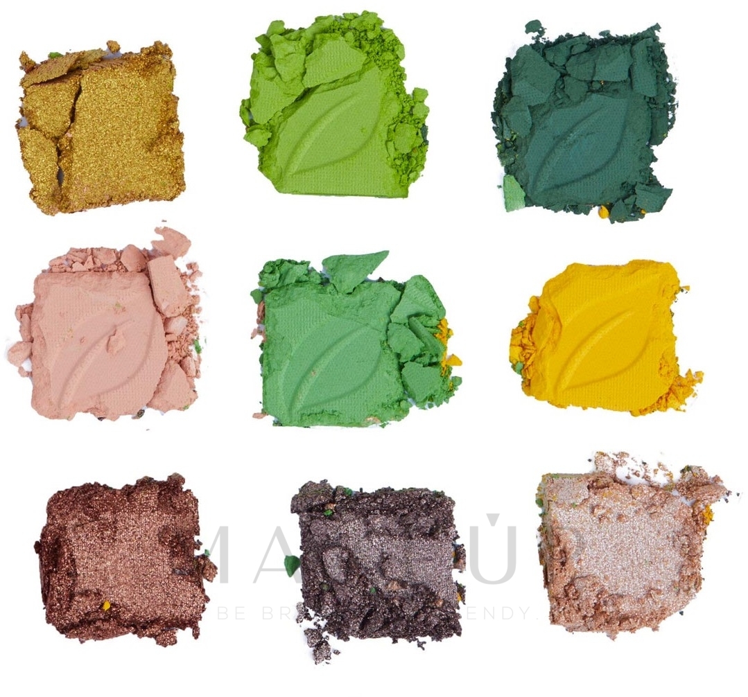 Lidschatten-Palette - Makeup Revolution Artist Collection Ultimate Neon Palette — Bild Green Haze