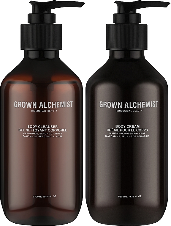Set - Grown Alchemist Refresh & Rejuvenate Body Care (b cleanser/300ml + b/cream/300ml) — Bild N2