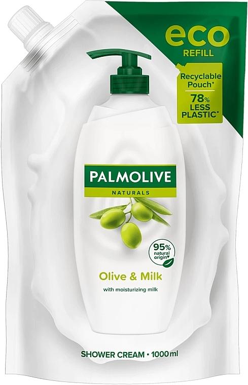Duschgel - Palmolive Naturals Olive And Milk Shower Cream (Doypack)  — Bild N1