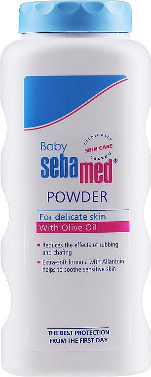 Babypuder mit Olivenöl - Sebamed Baby Powder With Olive Oil — Bild N1