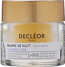 Anti-Aging Gesichtsbalsam für die Nacht mit Lavendel- und Irisöl - Decleor Lavander Fine Night Balm Essential Oils — Bild N2