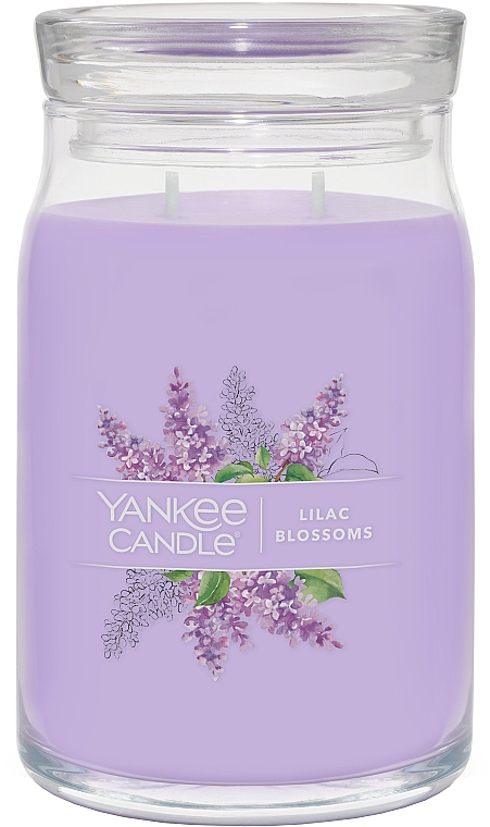 Duftkerze im Glas Lila Blüten mit 2 Dochten - Yankee Candle Lilac Blossoms — Bild N2