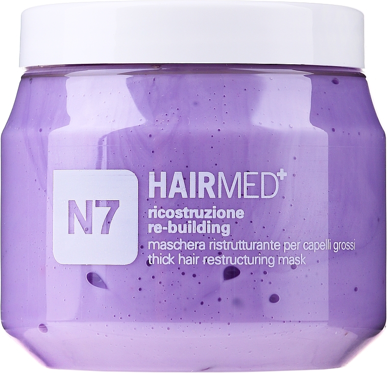 Nährende Restrukturierungsmaske für dickes Haar N7 - Hairmed N7 Re-building — Bild N2