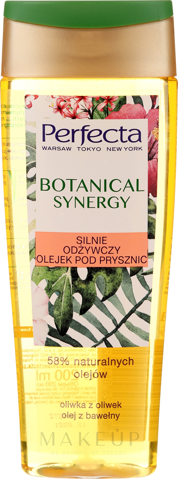 Duschöl mit Oliven- und Baumwollöl - Perfecta Botanical Synergy — Bild 200 ml