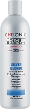 Shampoo mit Farbpigmenten gegen Gelbstich - CHI Ionic Color Illuminate Shampoo Silver Blonde — Bild N3