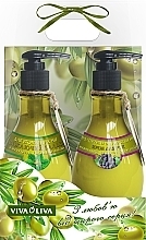 Düfte, Parfümerie und Kosmetik Hand- und Fußpflegeset Olive Nr. 1 - Leckere Geheimnisse Viva Oliva (Handcreme 275ml + Fußbalsam 275ml)