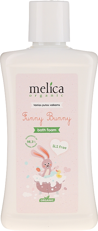 Kinder-Schaumbad Hase - Melica Organic Funny Bunny Bath Foam — Bild N1