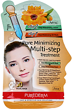 Düfte, Parfümerie und Kosmetik Zweistufige Gesichtsmaske zur Porenreduzierung - Purederm Pore Minimizing Multi-Step Treatment