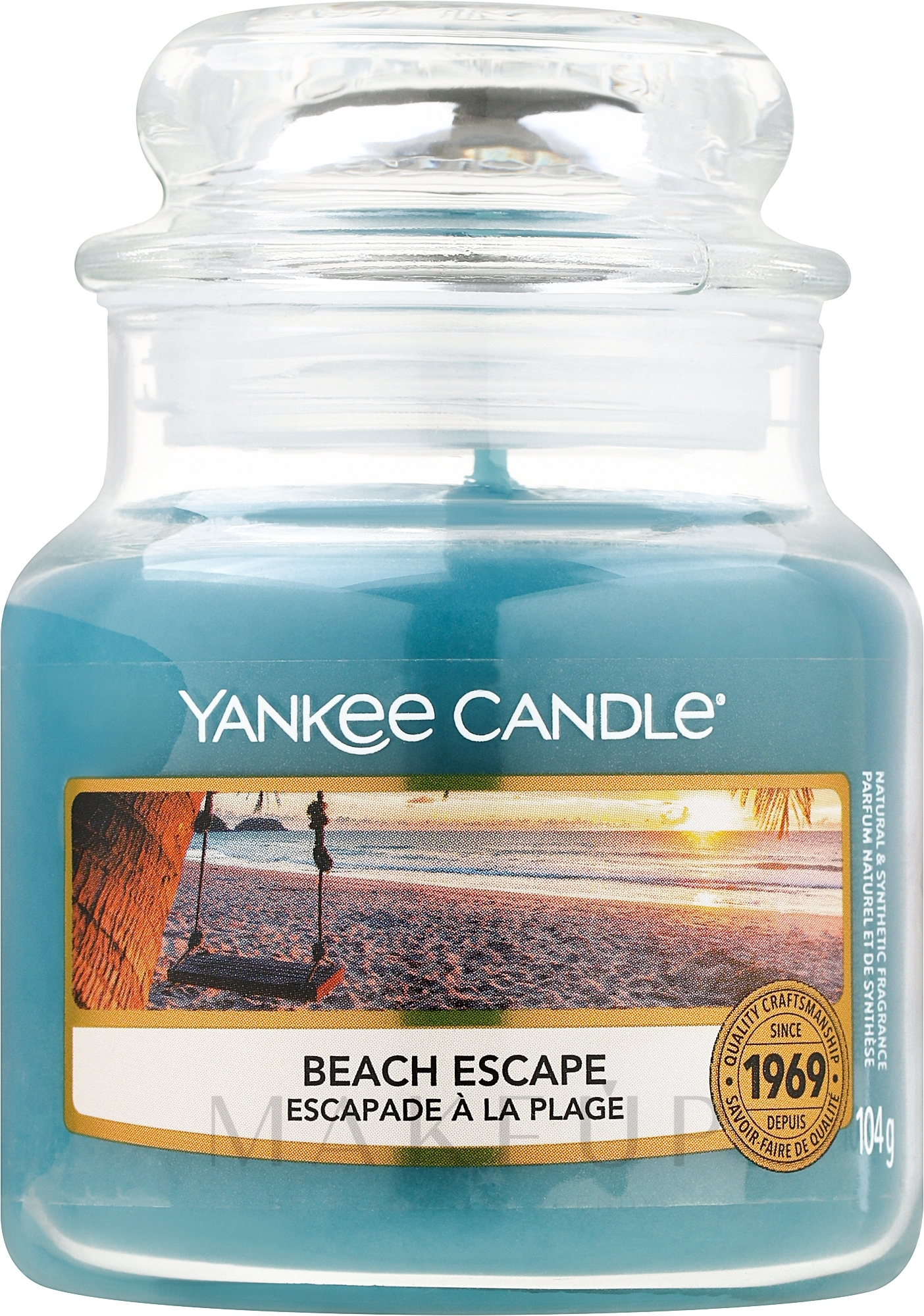 Duftkerze im Glas Beach Escape - Yankee Candle Beach Escape Candle — Bild 104 g