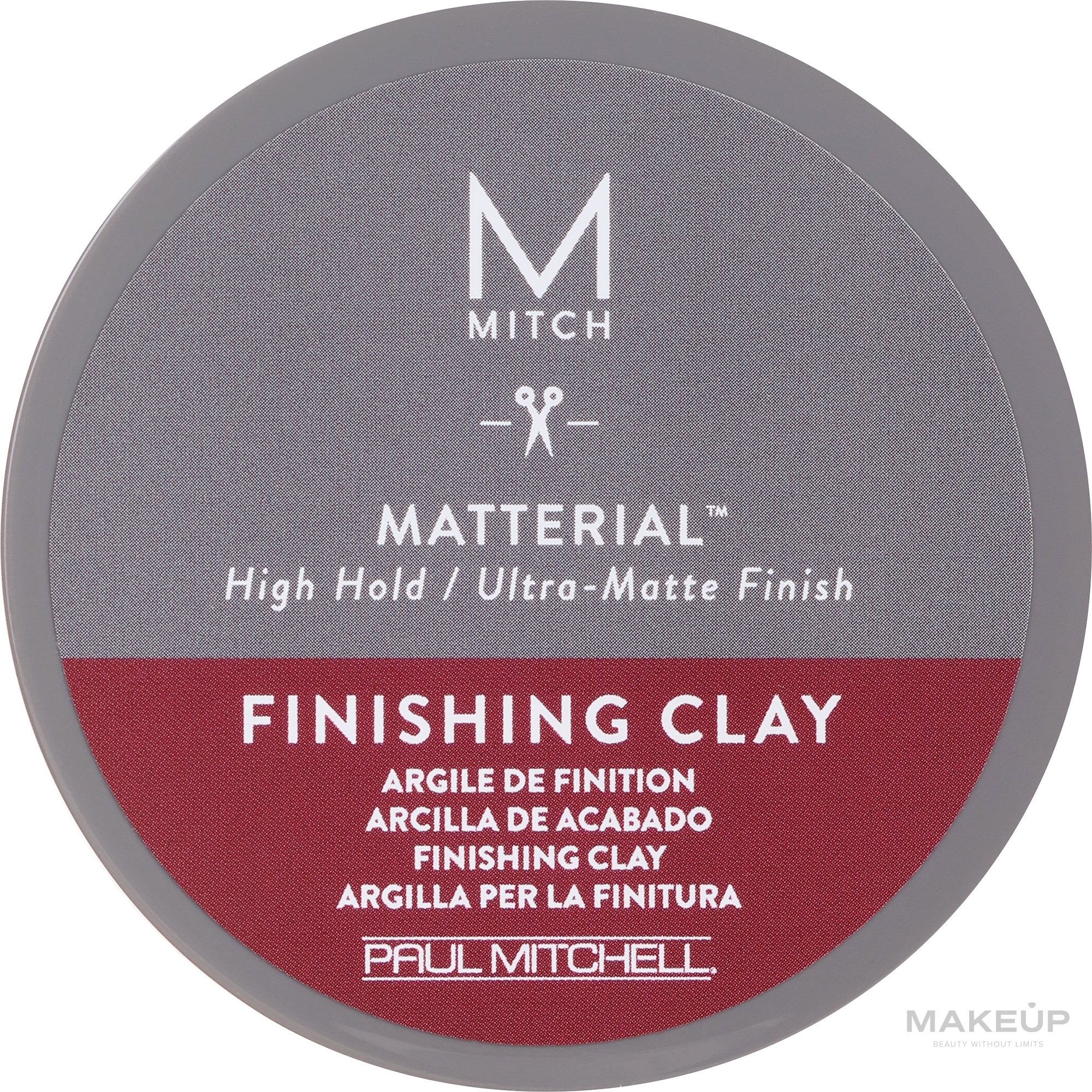 Ultra-matte Haarstylingpaste mit starkem Halt - Paul Mitchell Mitch Matterial Styling Clay — Bild 85 g