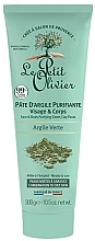 Düfte, Parfümerie und Kosmetik Reinigungspaste für Gesicht und Körper mit grüner Tonerde - Le Petit Olivier Face & Body Purifiying Green Clay Paste