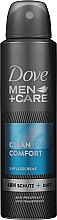 Düfte, Parfümerie und Kosmetik Deospray Antitranspirant - Dove Clean Comfort Men Anti-Perspirant Deodorant