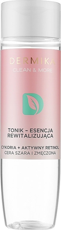Revitalisierende Tonikum-Essenz für graue und müde Haut mit Retinol - Dermika Clean & More