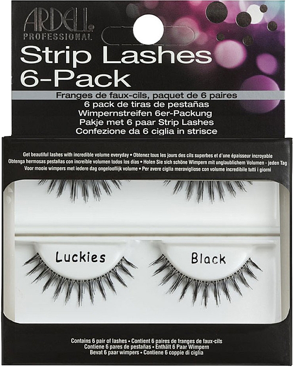 Künstliche Wimpern - Ardell Invisiband Lashes Luckies Black — Bild N1