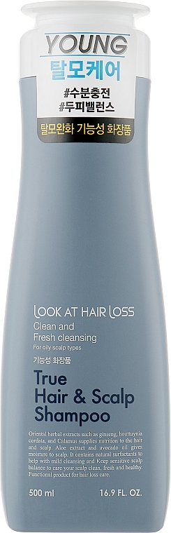 Haarshampoo - Doori Cosmetics Look At Hair Loss True Hair & Scalp Shampoo — Bild N1