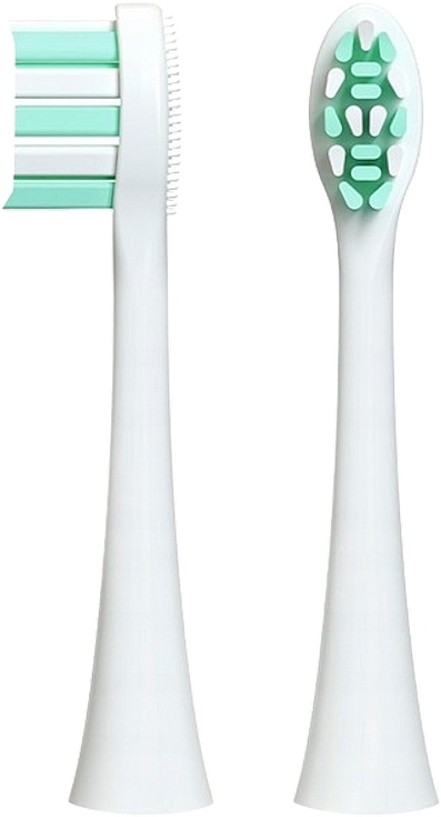 Ersatzkopf für elektrische Zahnbürste 2 St. - Feelo Pro Brush Heads Standard White — Bild N2