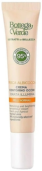 Augencreme mit Pfirsich und Aprikose - Bottega Verde Beauty Extracts Peach & Apricot Eye Contour Cream — Bild N1