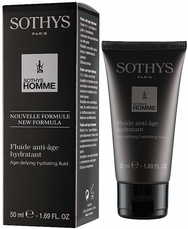 Feuchtigkeitsspendendes Anti-Aging Gesichtsfluid für Männer - Sothys Homme Age-Defying Hydrating Fluid — Bild N1