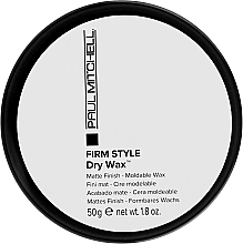 Düfte, Parfümerie und Kosmetik Feuchtigkeitsabweisendes und definierendes trockenes Wachs für alle Haartypen - Paul Mitchell Firm Style Dry Wax