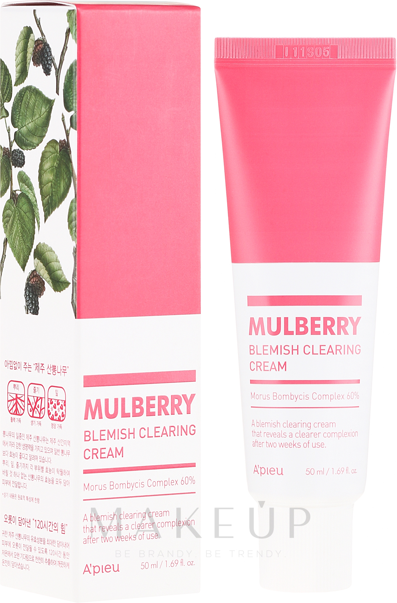 Anti-Makel Gesichtscreme - A'pieu Mulberry Blemish Clearing Cream — Bild 50 ml