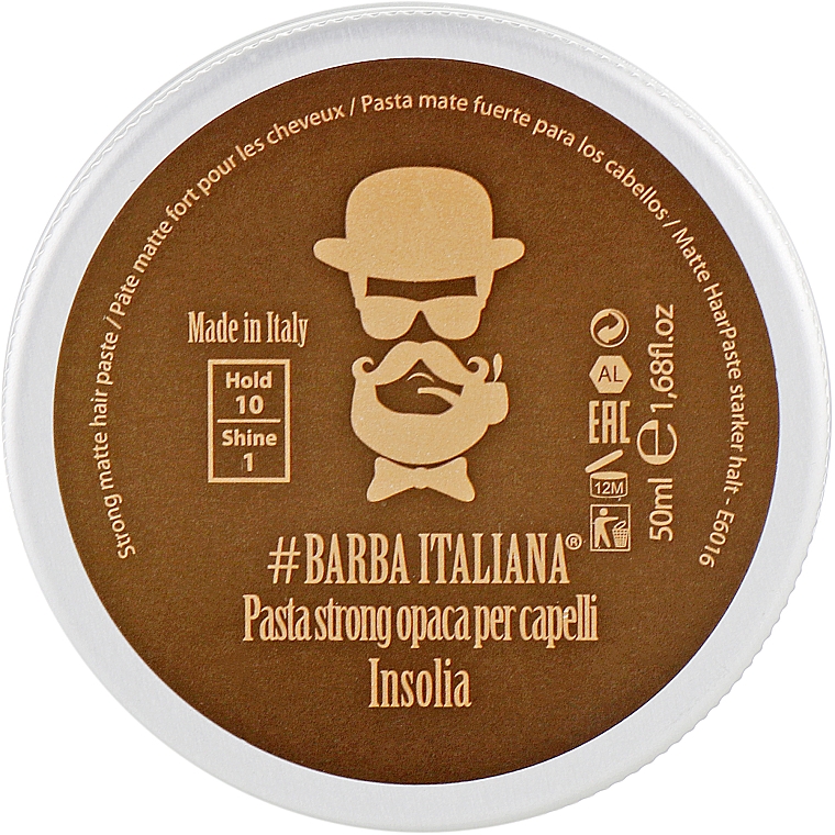 Matte Haarpaste mit starkem Halt - Barba Italiana Insolia — Bild N1