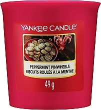 Düfte, Parfümerie und Kosmetik Duftende Votivkerze - Yankee Candle Peppermint Pinwheels Votive