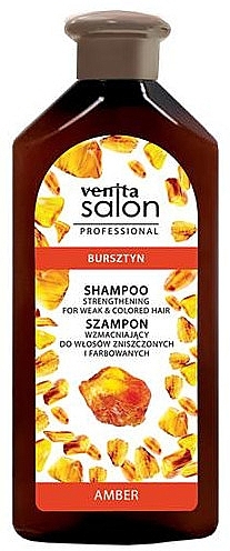 Stärkendes Shampoo für strapaziertes und gefärbtes Haar - Venita Amber Shampoo — Bild N1
