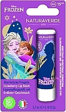 Lippenbalsam Kaltes Herz - Naturaverde Kids Disney Frozen Strawberry Lip Balm SPF15  — Bild N2