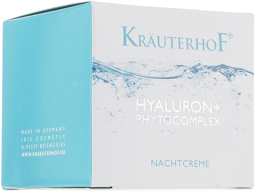Nachtcreme mit Phytokomplex und Hyaluronsäure - Krauterhof Hyaluron Phytocomplex Night Cream — Bild N3