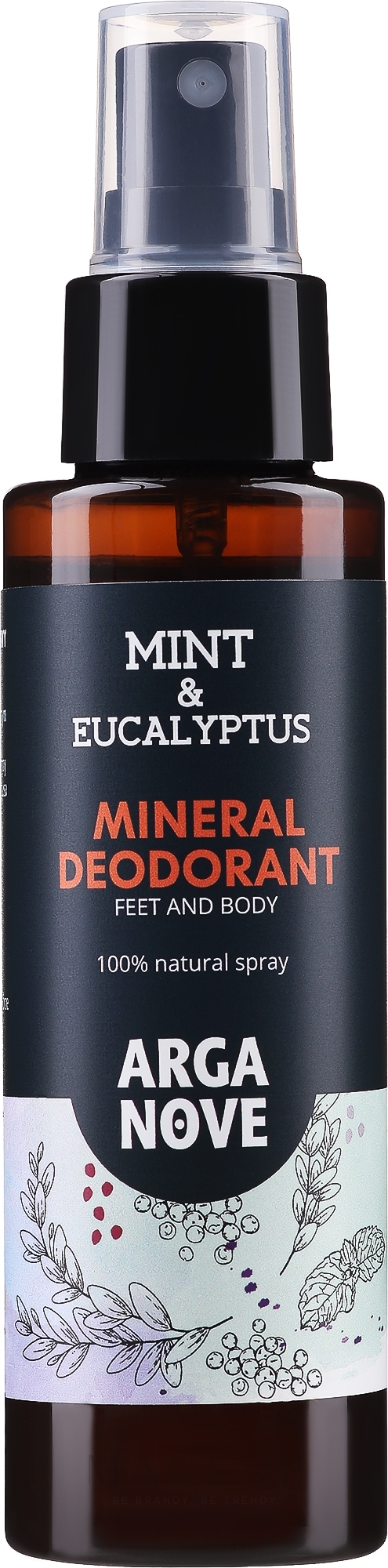 Deospray für Füße Minze und Eukalyptus - Arganove Mint Eucalyptus Dezodorant — Bild 100 ml