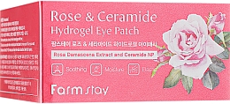 Hydrogel Augenpatches mit Ceramiden und Rose - FarmStay Rose & Ceramide Eye Patch — Bild N2