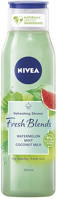 Erfrischendes Duschgel mit Wassermelone, Minze und Kokosmilch - Nivea Fresh Blends Refreshing Shower Watermelon Mint Coconut Milk