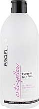 Rosa Shampoo gegen Gelbstich - Profi Style Anti-Yellow Pink Shampoo For Warm Blond Shasdes — Bild N1