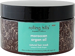 Düfte, Parfümerie und Kosmetik Haarmaske mit Arganöl - Rolling Hills Moroccan Argan Oil Natural Hair Mask