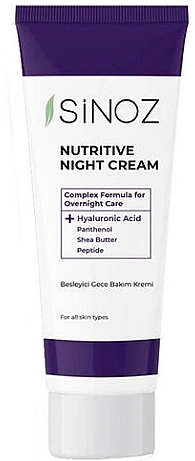 Pflegende Nachtcreme  - Sinoz Nutritive Night Cream  — Bild N1