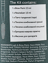 Augenbrauen-Laminierungsset , bis zu 15 Anwendungen - RefectoCil Brow Lamination Kit — Bild N4