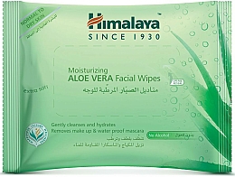 Düfte, Parfümerie und Kosmetik Gesichtsreinigungstücher mit Aloe Vera 25 St. - Himalaya Moisturizing Aloe Vera Facial Wipes