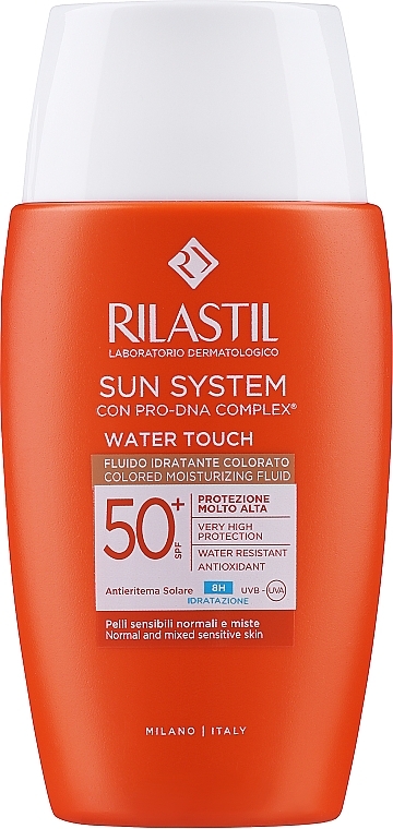 Sonnenschutz-Gesichtsfluid - Rilastil Sun System Water Touch Color Fluid SPF50+ — Bild N1