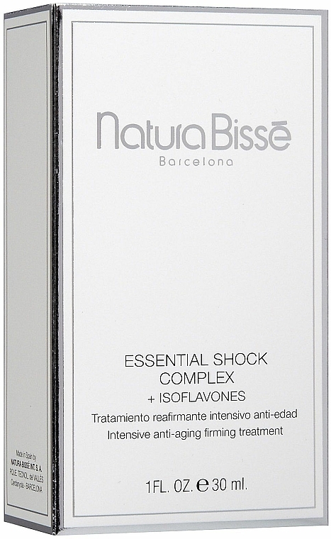 Straffendes Anti-Aging Gesichtsserum mit Isoflavonen - Natura Bisse Essential Shock Complex + isoflavones — Bild N2