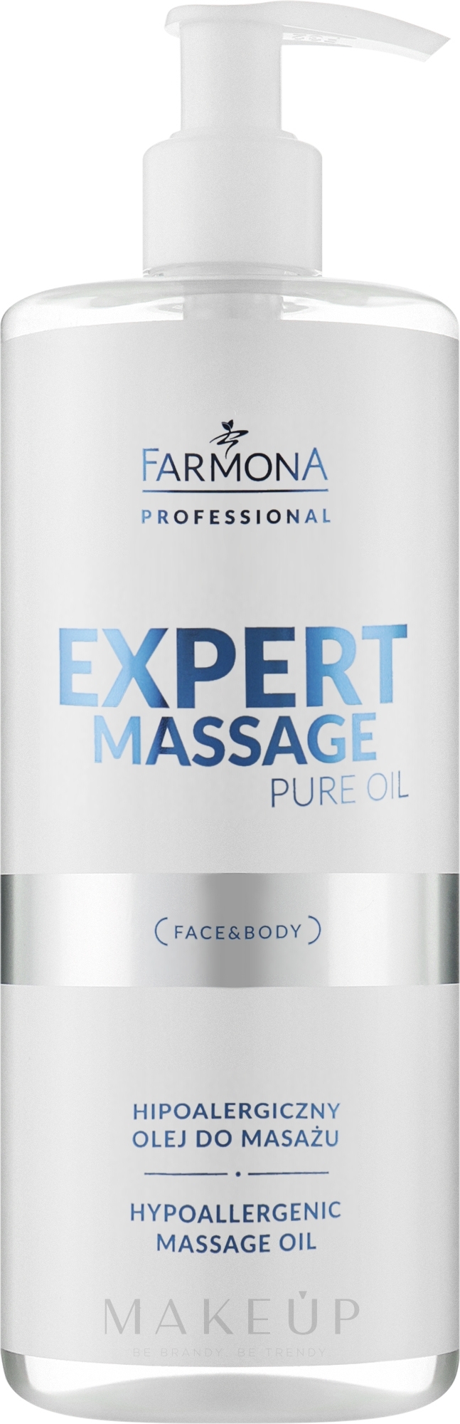 Hypoallergenes Massageöl - Farmona Professional Expert Massage Pure Oil — Bild 500 ml