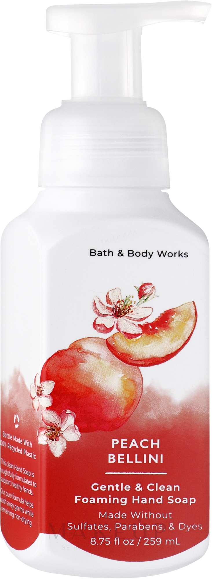 Handseife - Bath & Body Works Peach Bellini Gentle Clean Foaming Hand Soap  — Bild 259 ml