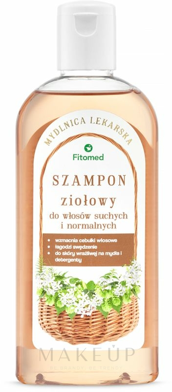 Mandelshampoo für trockenes und normales Haar - Fitomed Herbal Shampoo — Bild 250 ml